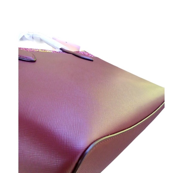 NWT Kate Spade Glitter & Cherrywood Satchel - Picture 9 of 11